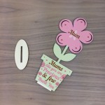 Mothers Day Gift Wood Flower Mothers Day Card Gift For Mum Sign