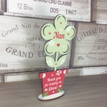 Mothers Day Gift Wooden Flower Nan Birthday Gift Sign NAN Gifts