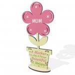 Mothers Day Flower Wood Gift For Mum Birthday Gift For Her