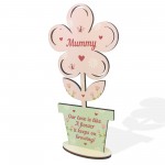 Mothers Day Gift For Mummy Wood Flower Mum Gift From Daughter