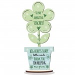 Best Teacher Gifts Wooden Flower Teacher Appreciation Gift