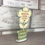 Gift for Teaching Assistant Wood Flower Thank You Gift Leaving