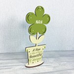 Nan Wooden Flower Mothers Day Gift Nan Birthday Gift LOVE