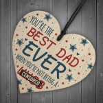 FUNNY Rude Birthday Gifts For Dad Gift Wood Heart Fathers Day