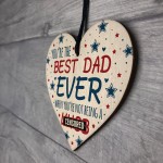 FUNNY Rude Birthday Gifts For Dad Gift Wood Heart Fathers Day