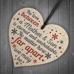 Mother And Son Gifts Wooden Heart Mothers Day Gift From Son 