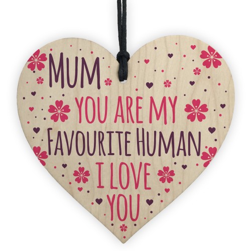 MUM Gift Wooden Heart MUM Birthday Gift Love Sign MUM Birthday