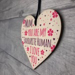 MUM Gift Wooden Heart MUM Birthday Gift Love Sign MUM Birthday