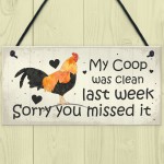 Chicken Sign Hanging Sign Pet Sign Coop Sign Chicken Accessories