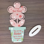 Best Friend Gifts Sister Gifts Wooden Flower Friendship Gift