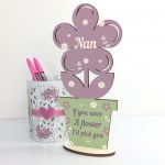 Nan Gifts Nan Birthday Gifts Wood Flower Mothers Day Gift Sign