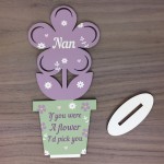 Nan Gifts Nan Birthday Gifts Wood Flower Mothers Day Gift Sign
