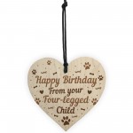 Funny Mum Dad Birthday Gift Mum Dad Birthday Card Wood Heart