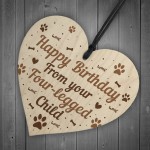 Funny Mum Dad Birthday Gift Mum Dad Birthday Card Wood Heart