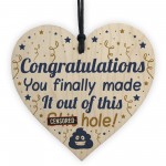 Funny Colleague Gifts For Colleague Wooden Heart Leaving Gift