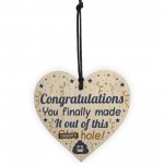 Funny Colleague Gifts For Colleague Wooden Heart Leaving Gift