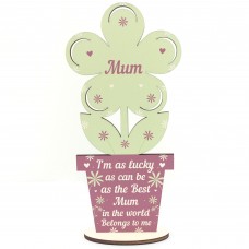 Mum Birthday Christmas Gift Wooden Flower Mother Day Gift LOVE