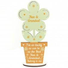 Nan And Grandad Birthday Christmas Gifts Wooden Flower Gifts 