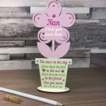 Nan Birthday Christmas Gifts Wood Flower Nan Gifts LOVE Keepsake