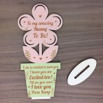 Nanny To Be Gifts From Bump Birthday Christmas Gift Wood Flower 