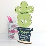 Gift For Teacher Wood Flower Thank You Teacher Gift Leaving Gift