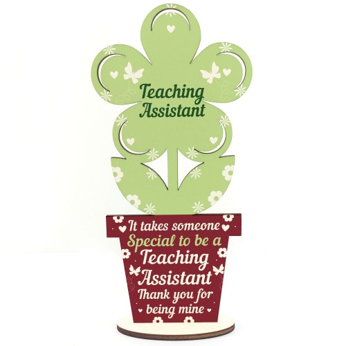 Gifts For Teaching Assistant Wooden Flower Thank You Gifts 