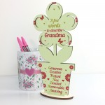 Mothers Day Gift Wood Flower Grandma Birthday Gift Thank You