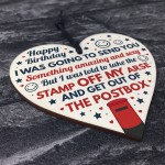 Funny Rude Birthday Gifts For Friend Boyfriend Wooden Heart