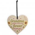 Gifts For Grandma Grandparents Wooden Heart Sign Birthday Gifts