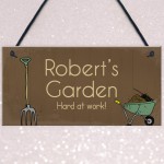 Garden Signs Personalised Any Name Summer House Garden Shed