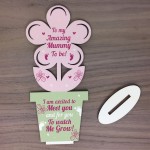 New Mummy Baby Shower Gift Wood Flower Pregnant Mummy To Be