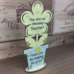 Amazing TEACHER GIFTS Wooden Flower Thank You Gift For Teacher