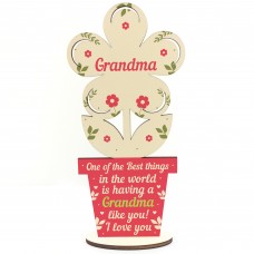 Thank You Gift Wooden Flower Grandma Birthday Christmas Gift 