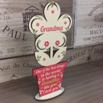 Thank You Gift Wooden Flower Grandma Birthday Christmas Gift 