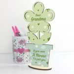 Cute Grandma Gifts Wood Flower Grandma Birthday Christmas Gifts