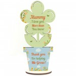 Mummy Birthday Christmas Gifts Wooden Flower Mothers Day Gift