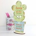 Mummy Birthday Christmas Gifts Wooden Flower Mothers Day Gift