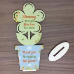 Mummy Birthday Christmas Gifts Wooden Flower Mothers Day Gift