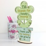 Amazing Teaching Assistant Gifts TA Wood Flower Thank You Gifts