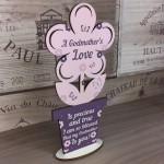 Godmother Gifts Thank You Gifts Wooden Flower Godmother Birthday