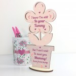 Mummy To Be Gifts From Bump Wooden Flower Gift For Mummy