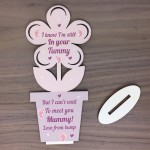 Mummy To Be Gifts From Bump Wooden Flower Gift For Mummy