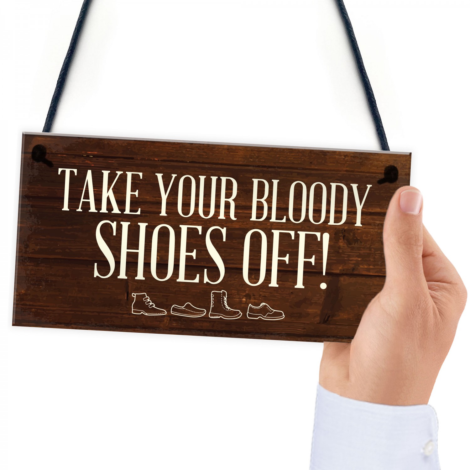 Shoes Off Sign Funny