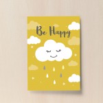 Yellow Nursery Print For Baby Room Girls Boys Bedroom Wall Art