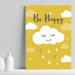 Yellow Nursery Print For Baby Room Girls Boys Bedroom Wall Art