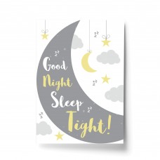 Grey Nursery Prints / Baby Room Nursery Wall Art Pictures Decor