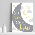 Grey Nursery Prints / Baby Room Nursery Wall Art Pictures Decor