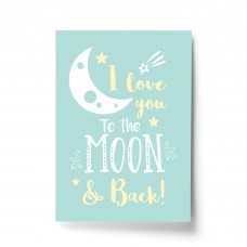 Yellow Blue Nursery Prints / Baby Room Wall Art / Bedroom Decor