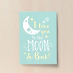 Yellow Blue Nursery Prints / Baby Room Wall Art / Bedroom Decor