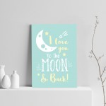 Yellow Blue Nursery Prints / Baby Room Wall Art / Bedroom Decor